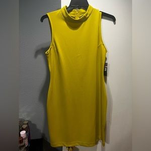 Sharagano New York Dress size 10 color yellow ( Laurel leaf yellow)